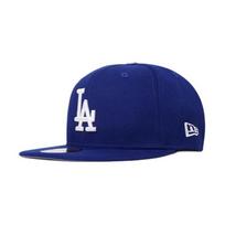 New Era Geometric color block polyester fiber baseball cap men and women same style couple blue 734 mėlyna