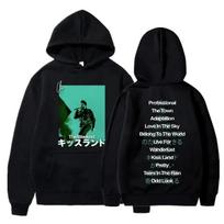 Retro The Weeknd Graphic Hoodie After Hours Til Dawn Oversized Sweatshirt Men's Women's Hip Hop Rock Hoodies Harajuku Streetwear S black