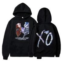 Retro The Weeknd Graphic Hoodie After Hours Til Dawn Oversized Sweatshirt Men's Women's Hip Hop Rock Hoodies Harajuku Streetwear M black