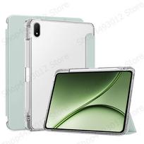 Dėklas Oneplus Pad 4 su rašiklio laikikliu, trijų dalių, odinis, minkštas galas, stovas planšetiniam kompiuteriui, Funda for OnePlus Pad 4 Oneplus Pad4 Case, 13.2 colio For Oneplus Pad212.1 white
