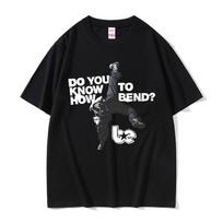Singer Billie Eilish Hit Me Hard and Soft Printed Cotton T-shirt Men and Women Summer Clothing Fashion Casual T-shirt Fan Gift S black