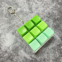New 2/3/6/9 Keys Finger Keyboard Keycap Key Button Fidget Keychain Pass The Time Gadget Decompression Toy For Adult