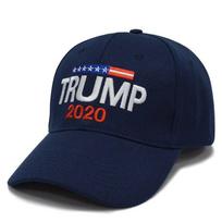 Donald 2020 Trump Keep America Great Again Cap Embroidered Baseball Red Hat Darkblue blue
