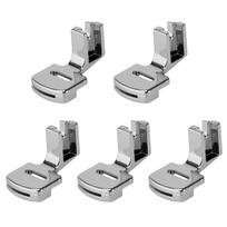 5Pieces Sewing Machine Presser Foot Attachment Sewing Machine Pleating Foot Metal Pleating Presser Foot For Sewing 1 gray