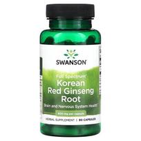 Swanson Korean Red Ginseng Root 400mg 90 tablets, 90 tablets, 1 unit