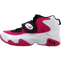 Nike Air Mission vidutinio aukščio krepšinio bateliai Balti Rožiniai Unisex 630911-101 38 rožinė