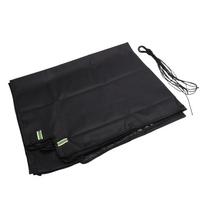 Dump Trailer Tarp with Windproof Rope Oxford Fabric Heavy Duty Utility Trailer Cover All Weather Protection for 7x4 FT black