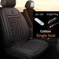 12-24V šildoma automobilio sėdynės užvalkalas 30' Greitas automobilio sėdynės šildytuvas Audinys/Flanelė Šildomas automobilio sėdynės apsaugas 25W Sėdynės šildymo užvalkalas Automobilio sėdynė