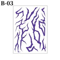NEW 4PCS Huntrix Demo N Hunters K-Pop Devil Boys Jinu Rumi Tatoo Prop Tattoo Body Stripe Stickers Cosplay Spooky Holiday Celebration purple