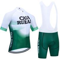 Naujas žalias Andalūzijos dviratininko marškinėlių ir šortų komplektas vyrams ir moterims Ropa Ciclismo MTB Vasaros dviratininkams 4XL žalia