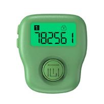 Silent Finger Counter 6 Channels Digital Tasbih Tally Clicker Pray Rechargeable žalia