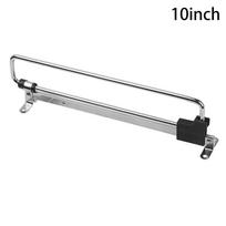 Retractable Iron Hanging Telescopic Heavy Duty Space Saving Clothes Hanger Cabinet Organizer Clothes Rod Closet Rod gray