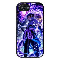 Animacinis Naruto Uchiha Sasuke telefono dėklas Apple iPhone 16 15 14 Plus 13 12 Mini 17 Pro Max + ProMax 16E Air 16+ Dėklas iPhone 16 Pro Max blue