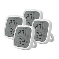 Sonoff ZigBee SNZB-02D temperatūros ir drėgmės jutiklis, 4 vnt. pakuotė