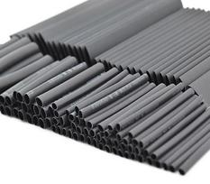 Assortment Black Red Polyolefin Tube for Car Cable Wire Sleeving Wrap Kit 127PCS 2:1 Heat Shrink Tubing