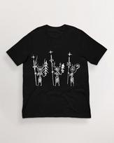 Norns Petroglyphs Shirt| Norse Mythology Viking Art T-Shirt | 100% Cotton Unisex Pagan Tee | HUMAN MADE, No ai 110 white
