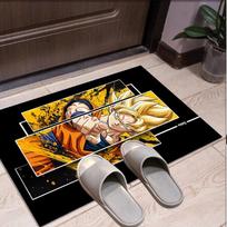 DRAGON BALL Pattern Rug, Indoor/Outdoor Mat, for Picnic, Gameroom, Bedroom, Office, Living Room, Home Decor Carpet, Birthday Gift 60cmx90cm
