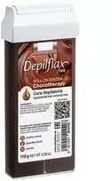 Activeshop Ritininis šokolado aromato vaškas epiliacijai Depilflax Chocotherapy 110 g