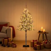 Dirbtinė Kalėdų eglutė su burbulais 120 cm 150 LED Šilta balta
