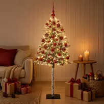 Dirbtinė Kalėdų eglutė su burbulais 120 cm 150 LED Šilta balta