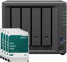 Serveris Synology DS925neo+ 16TB Plus HDD NAS-Bundle NAS inkl. 4x 4TB Synology Plus HDD 3.5 col. SATA