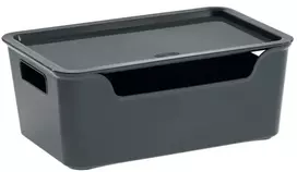 CEP Sandėliavimo dėžutė Bella 4,22 l - 18,0 x 28,0 x 11,0 cm pilka