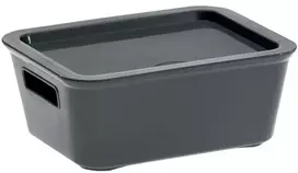 CEP Sandėliavimo dėžutė Bella 1,18 l - 14,0 x 18,0 x 7,0 cm pilka