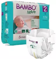 Abena Bleer, Bambo Nature 2, 3-6kg, pakuotė su 180 vnt.