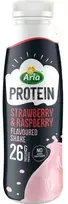 Arla Foods Proteino gėrimas, Arla Protein braškės/avietės, 500 ml, pakuotė po 8 vnt.