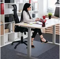 Floortex Stalo paklotas, Cleartex Ulitmat, polikarbonatas, be smeigių, 116 x 150 cm