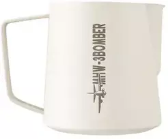 MHW-3BOMBER - Milk frothing pitcher 5.0 stainless steel matte baltas 600 ml