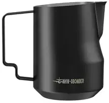 MHW-3BOMBER - Milk frothing pitcher Turbo stainless steel matte juodas 450 ml