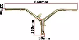 Other GY6 motorolerio 4T vairas 12'' ratams ROMET SYM ZIPP