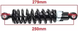Other Priekinis amortizatorius ATV 110/125 alyvos juodumo 250mm BRI