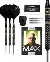 Winmau MvG W-Max 90% Switch Point Steel Tip Darts 22G