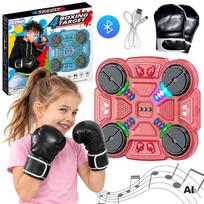 WOOPIE išmanus muzikinis bokso skydas Bluetooth rožinis