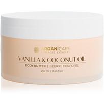 Arganicare Body Butter Vanilla & Coconut Oil kūno sviestas su kokosų aliejumi 250 ml