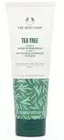 The Body Shop Tea Tree 3 in 1 prausiklis, šveitiklis, kaukė – valomasis šveičiamasis kaukė