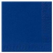 Duni pietų servetėlės 33x33 cm 2 sluoksnių tamsiai mėlynos 125 vnt., 16 pakelių x 125 vnt./kartoninė dėžė