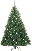 Dirbtinė Kalėdų eglutė su 300 LED Žalia 210 cm PE ir PVC