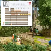 Busch Miniatiūros rinkinys - Tvoros dažymas