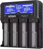 Xtar universalus 4 x Li-ion ir Ni-MH akumuliatorių įkroviklis su LCD ekranu VP4L PLUS DRAGON
