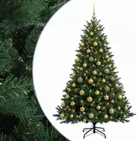 Dirbtinė kalėdinė eglutė su rutuliuku 180 cm 300 LED