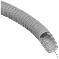 Gofruotas vamzdis pilkas D16 su viela Glob-El GL101W320 (be halogenų, 320N/5 cm, 50 m)
