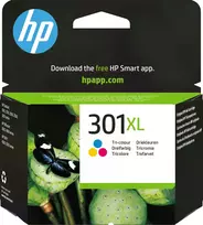 Spausdintuvas Rašalas HP 301XL didelės talpos trijų spalvų originalus rašalo kasetė (CH564EE#LS1)