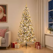 Dirbtinė kalėdinė eglutė su rutuliuku 240 cm 300 LED