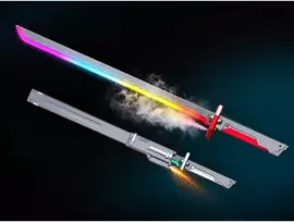 Xie Ye Toys Factory Šviečiantis kardas (katana) su dūmais ir žiežirbomis, įkraunamas, 80 cm