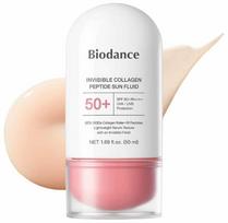 Priemonė įdegio priežiūrai veidui Biodance Invisible Collagen Peptide SPF50+, 50 ml