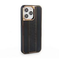 iLike    Apple    iPhone 15 Pro Max Leather Case Customized    Black