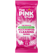PINK STUFF daugiafunkcinės drėgnos servetėlės paviršių valymui 72vnt